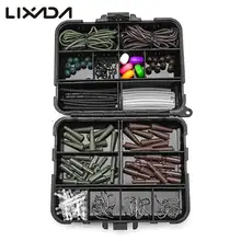 143/142/139 шт. Карп Рыбалка снасти Box зажимы крючки Вертлюги иглы для приманок терминал установки для Карп Pesca