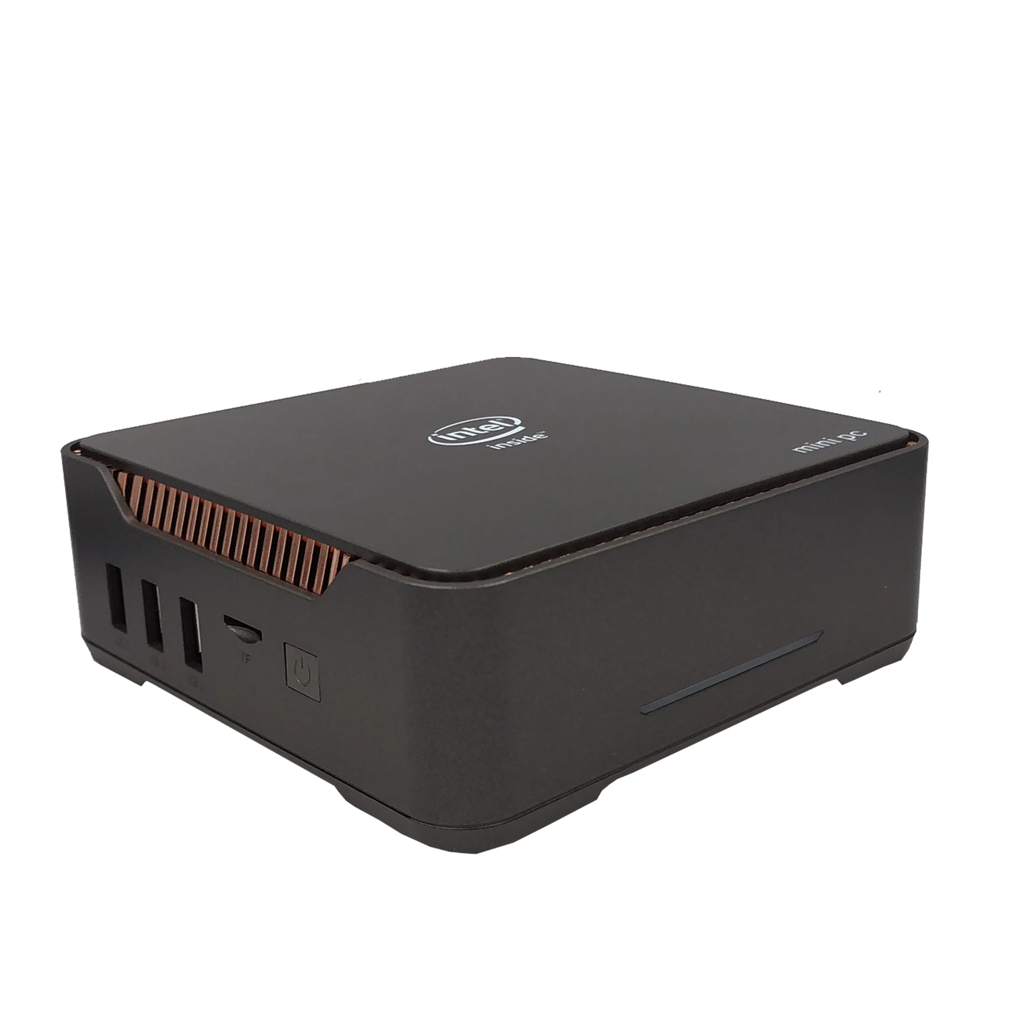 Мини-ПК AK3V Intel Celeron J3455 6 ГБ/64 ГБ Windows 10 с микрофоном расширенный HDD двойной HDMI VGA WIN