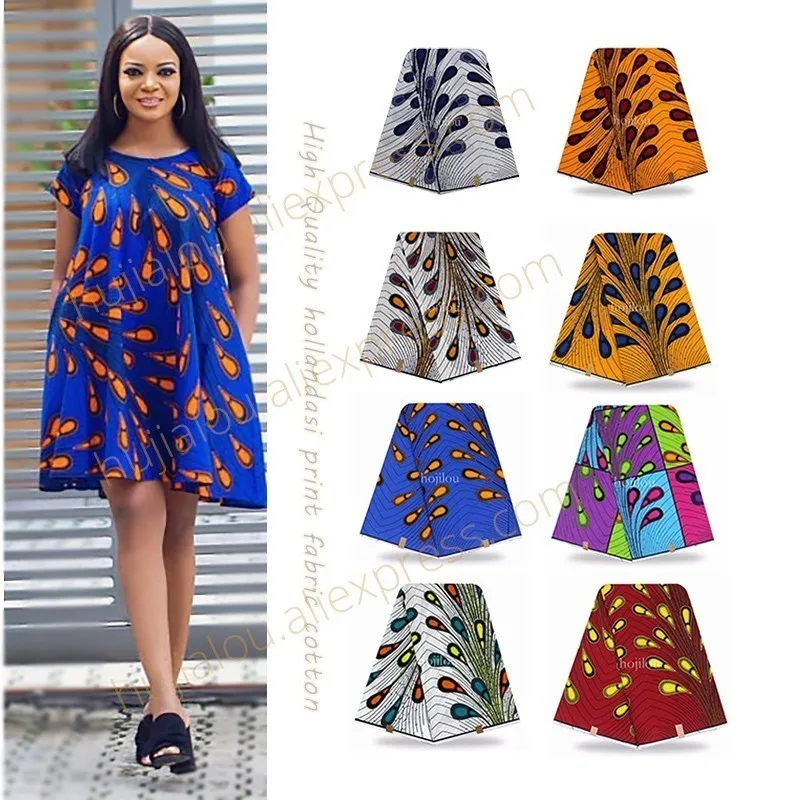 

Dutch Wax African Wax tissus African Fabric 2019 New Latest 100% Cotton African Fabric Real Wax Print Ankara Fabric