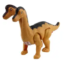 1 шт. моделирование двухголовый динозавр модель электрическое освещение звуковая игрушка без батареи(случайный цвет