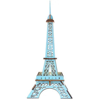 

Xin Lian Small Paris Iron Tower . Winter Three-dimensional Jigsaw Puzzle Diy Alpinia Oxyphylla Toys