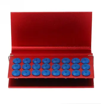 

24 Holes Aluminium Alloy Disinfection Box Dental Burs Autoclavable Dentist Tool Disinfection Box Case for teeth whitening tool
