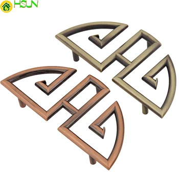 

2.5" 3.75"old Vintage Dresser Drawer Pull Handles Antique Bronze / Copper Kitchen Cabinet Knob Handle Decorative Hardware