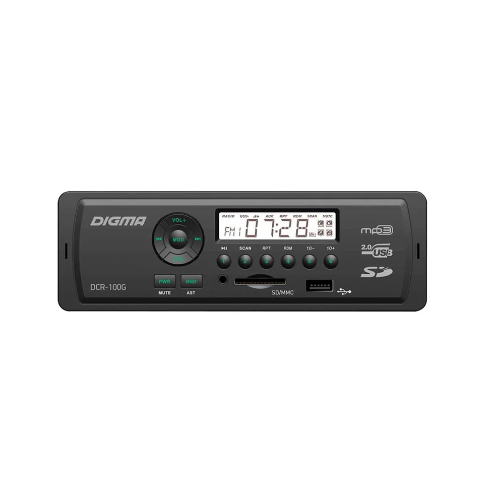 

Автомагнитола Digma DCR-100G