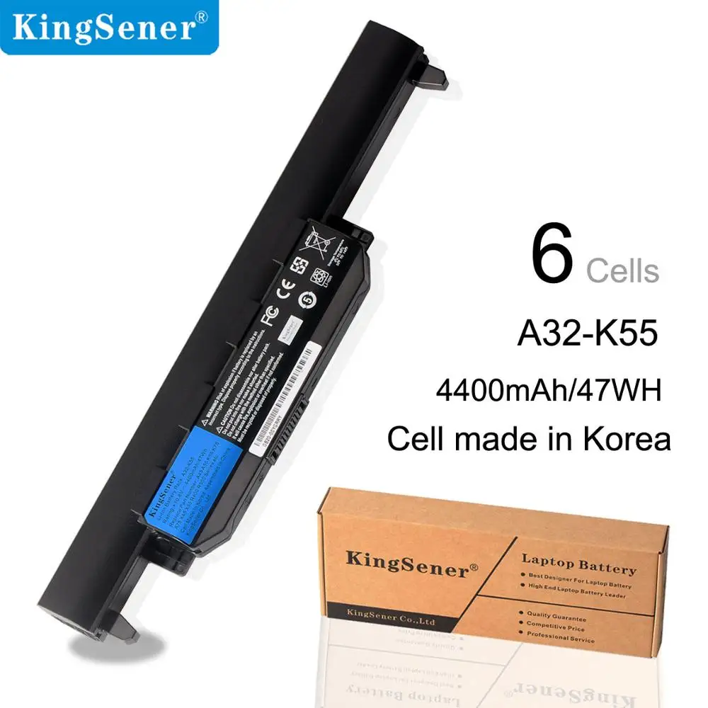 KingSener A32 K55 Аккумулятор для ноутбука ASUS A45VS A55V A55D A55A K45V K55VM K55V K55VS K55N K55DR K75A A85VD A85E