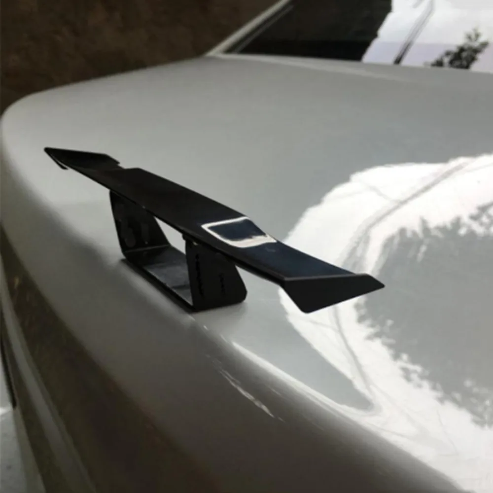 

Car Rear Spoiler Mini Spoiler Wing Small Model ABS Plastic Without Perforation Tail Decoration Car Auto Stick Accessories
