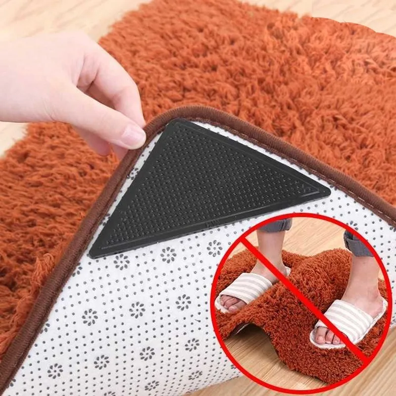 4pcs/set Carpet Non slip Patch Bath Mat Sticker Anti Slip ...