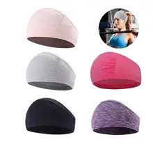 Бег на открытом воздухе нескользящий головной платок фитнес Велоспорт повязка-антиперспирант удобные лента для волос при занятиях йогой стильные и красивые