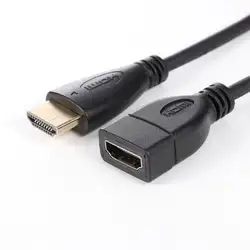 ALLOYSEED 2 м эластичный Весна HDMI кабель мужского и женского пола HDMI1.4 1080 P Поддержка 3D провод шнур для HD ТВ PS3 проектор tv Box ноутбук ПК