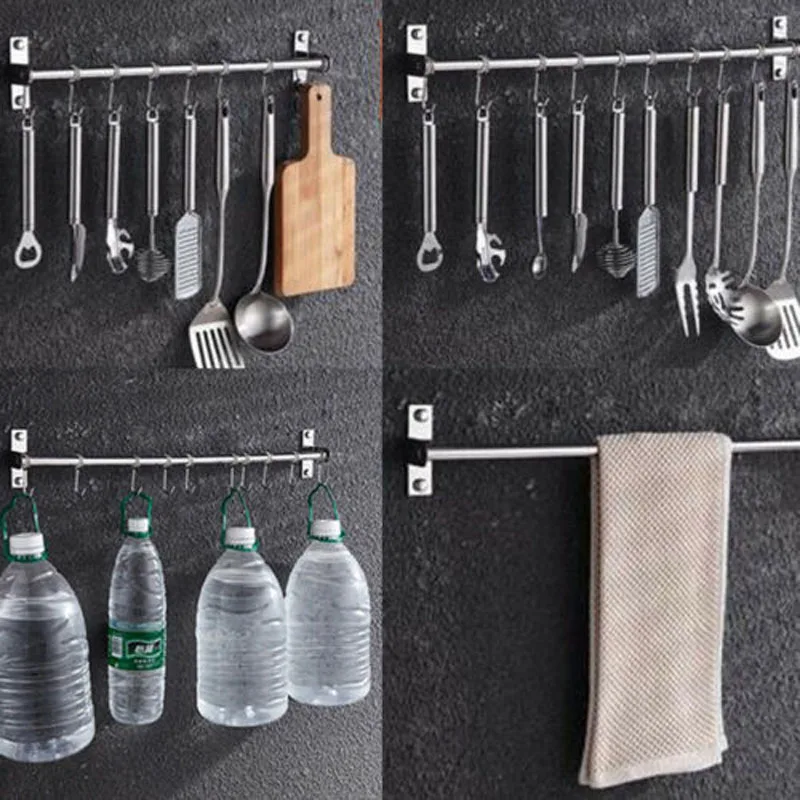 

Brand New Stainless Steel Towel Wall Hook Hanger Bathroom Kitchen Door