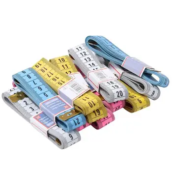 

12pcs Body Measuring Rulers Sewing Tailor Tape Measure Soft 1.5m Sewing Ruler Meter Stitch Measuring Tape For Sewing
