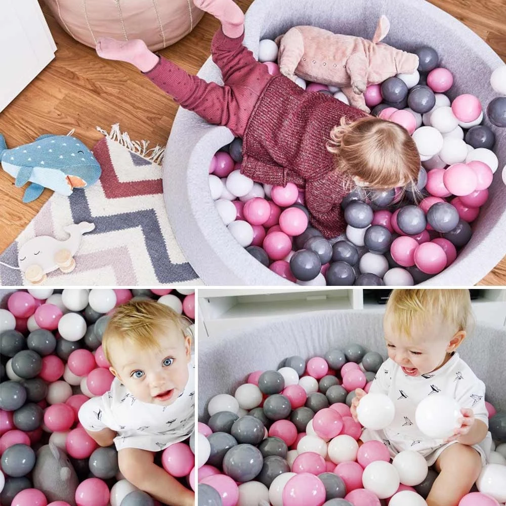 

100pcs/lot 5.5cm Baby Ball Soft Plastic Ocean Balls Swimming Ball Pit Funny Toys Eco-Friendly Ocean Wave Ball Indoor Outdoor