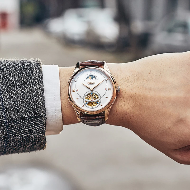 NESUN الرجال التلقائي الميكانيكية ووتش للماء الرياضية الفاخرة الساعات أزياء العلامة التجارية الهيكل العظمي الرجال ووتش Montre أوم Erkek سات NESUN الرجال التلقائي الميكانيكية ووتش للماء الرياضية الفاخرة الساعات أزياء العلامة التجارية الهيكل العظمي الرجال ووتش Montre أوم Erkek سات