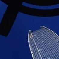 Низкий угол обзора здания Symphony Tower 1180 Peachtree Street Atlanta Fulton County Джорджия США (36x13) | Дом