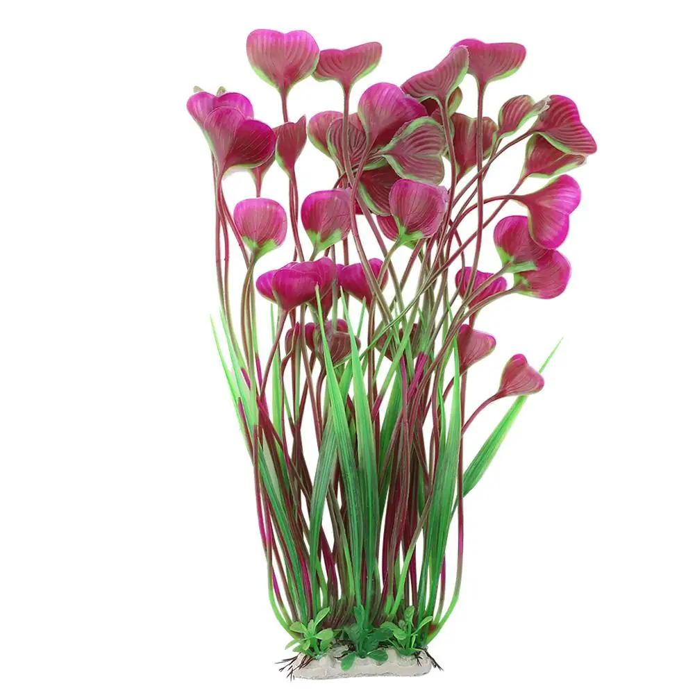 Высокое качество пластик живой искусственный водное растение украшение для