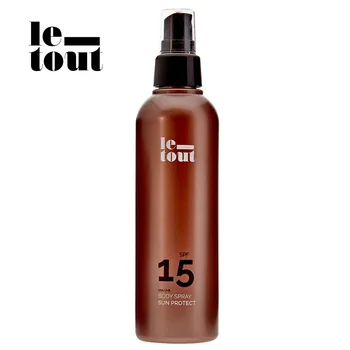 

LE-TOUT Sunscreen Spray Body SPF 15 200 mL High Body Protection Sunscreen UVA UVB Aloe Vera Argan Oil Le Tout Cosmetics