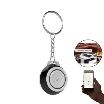 

JABS Mini 2 in 1 Self Timer Tracker Smart Finder Anti Lost Alarm with Key Chain Ring Compatible for iphone IOS and Android/Sam