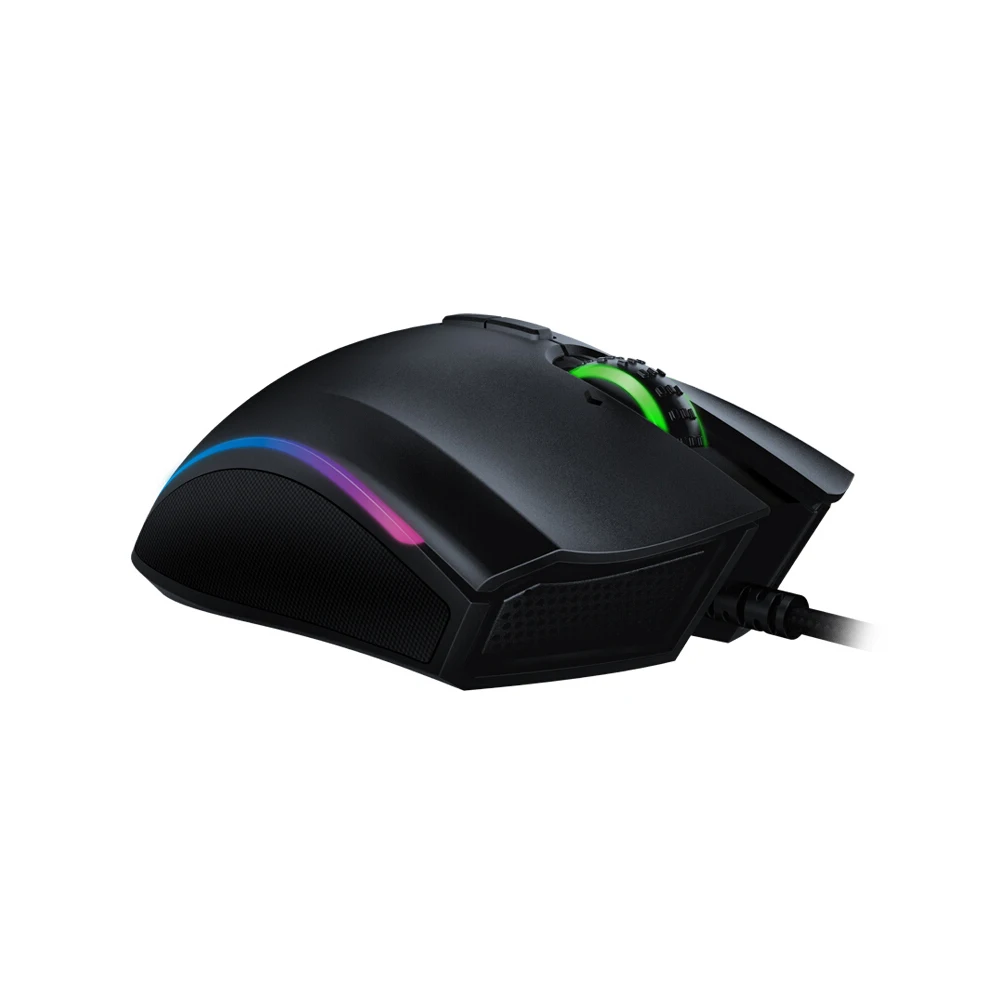  Razer Mamba Elite Wired Gaming Mouse Chroma Lighting 16000 DPI Mouse 5G Optical Sensor 9 Programmab
