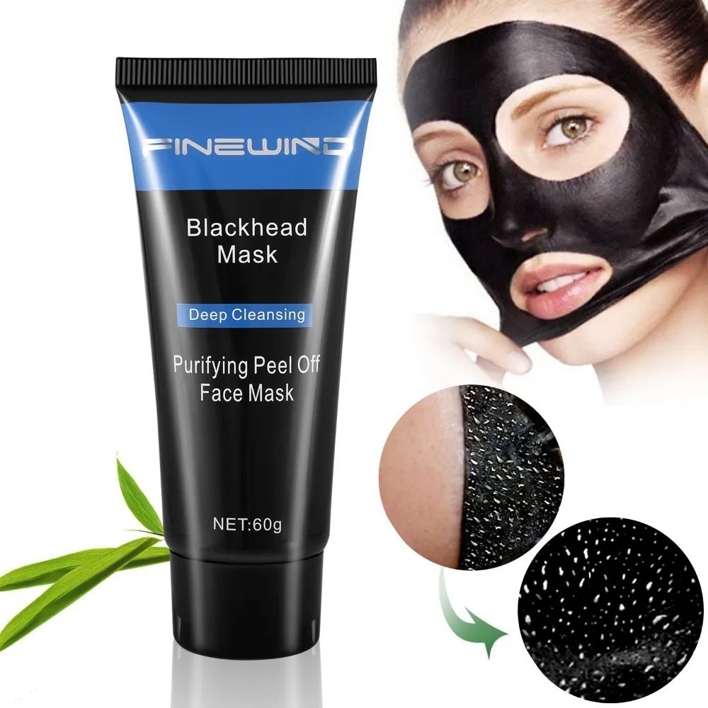 MABOX Black Nose Blackhead Remover Face Mask Peel Off Black Head Acne Treatments Deep Clean Skin Care Charcoal Mask DROPSHIP