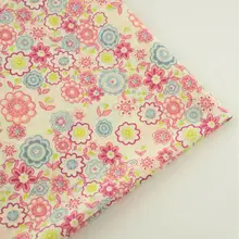 Начинающих Практика Отличительной с цветочным принтом хлопок Ткань по см для платье для девочек Тильда Ткань ткани Tecido новости см