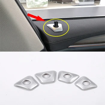 

4 Pces Silver ABS Chrome Door Trim Cover Frame Trim For BMW 5 Series G30 2018 Car Accessories