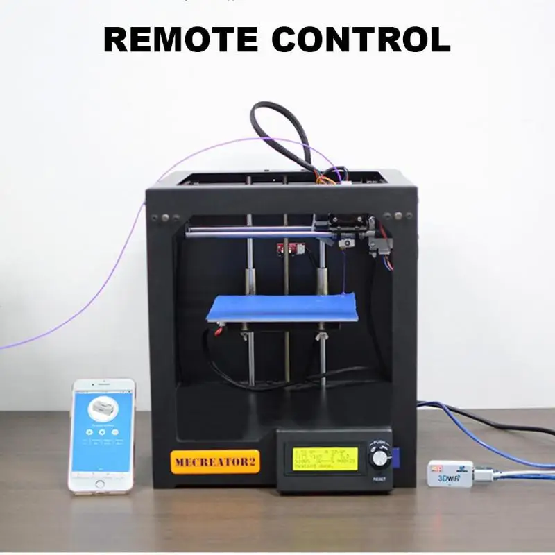 Geeetech 3D طابعة أجزاء اكسسوارات 3D WiFi وحدة TF بطاقة USB2.0 دعم اللاسلكية البسيطة واي فاي مربع لمعظم حار 3D طابعات جزء