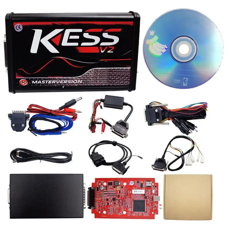 Онлайн Kess V2.47 ЕС Rode V5.017 OBD2 менеджер Тюнинг Комплект программист Без маркеров