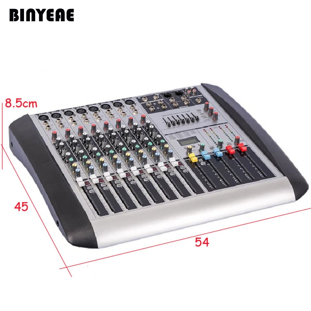 HX802 микшерный пульт 8 каналов DJ Audio Remote Mixer Mezcladora De DJ