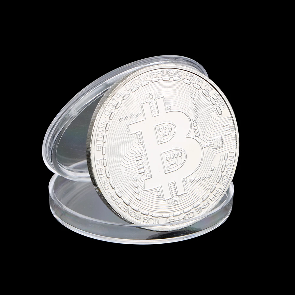 

Physical BTC Metal Collectible Art Gold commemorative coins 1 piece Antique Imitation Gold Plated Bitcoin Coin