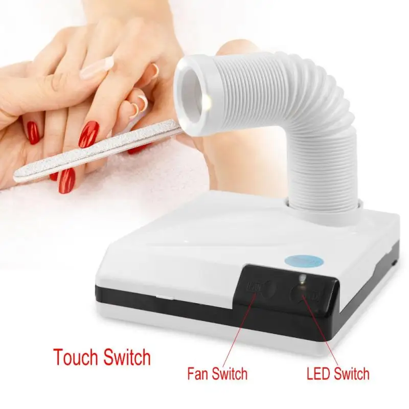 

60W Nail Dust Collector Manicure Machine Professional Vacuum Cleaner Remove Collector Manicure Nails Fan Salon Equipment Machine