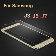 2 шт защитное закаленное стекло для Samsung Galaxy J3, J5, J7 года экран протектор на J330F J530F J730F стекло защитная пленка DUAL SIM