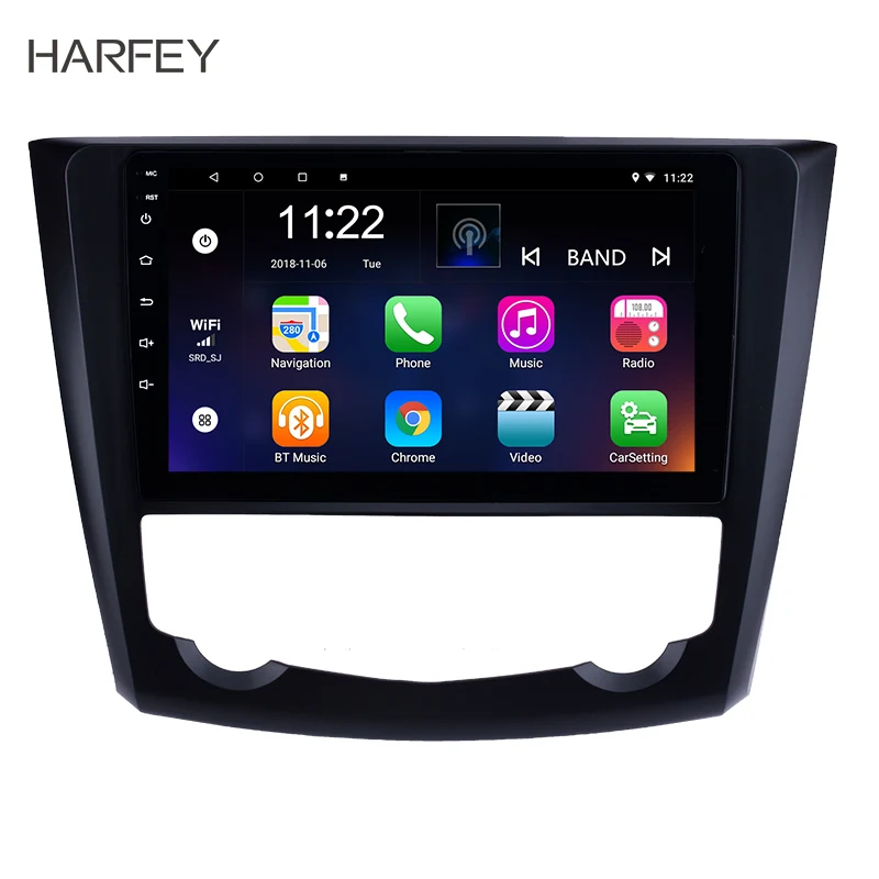 

Harfey Android 8.1 9" for 2016 2017 Renault Kadjar Auto radio GPS Navigation Bluetooth Car Stereo TV Tuner Camera AUX IPOD MP3