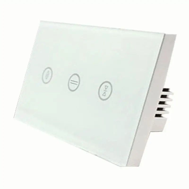 

Eu Wifi Smart Touch Curtain Switch Voice Control By Alexa And Google Phone Control For Electric Curtain Motor