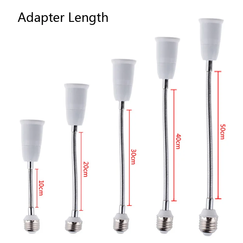 Socket Adapter  AU Plug 10-50cm LED lamp Holder Flexible Universal Converter Extendsion On/Off Switch E27 to E27