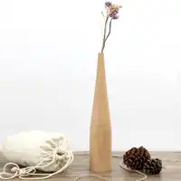 Hout tafelblad bloemenvaas planta fles bonsai tafel decoratie nieuwe huis gift decor Kunstbloemen jar houten container