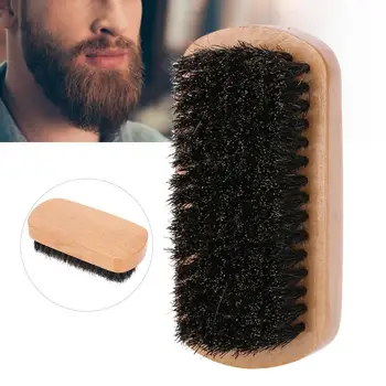 

Men Beech Wood Beard Styling Shaping Face Massage Comb Mustache Hair Care Tool