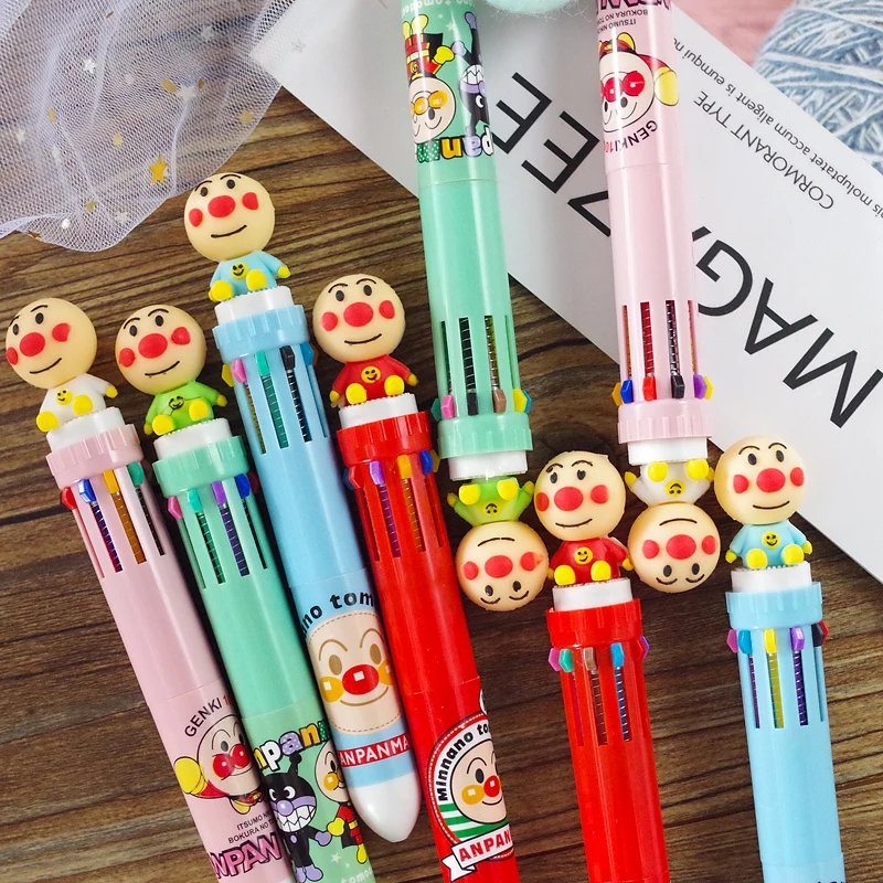 1 шт. случайно отправляется мультяшный Anpanman Baikinman 10 цветов необычная девушка