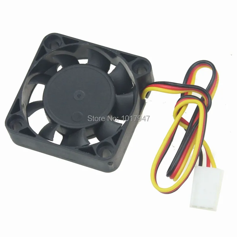 Gdstime 12V 3Pin 40mm 40x40x10mm 4010 Бесщеточный Охлаждающий вентилятор постоянного тока 5 шт. в