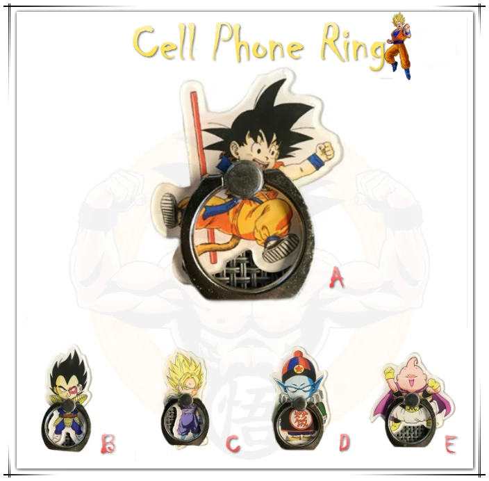 Giancomics Hot Dragon Ball Z Кольцо для мобильного телефона Goku Vegeta держатель 360 градусов Стенд