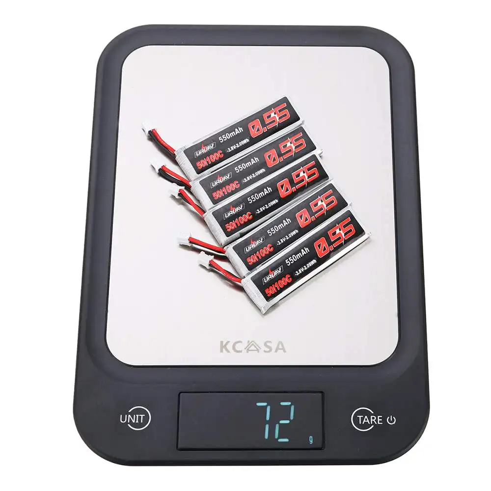 Оригинальный аккумулятор URUAV 3 8 В 550 мАч 50/100C 1S HV 4 35 V PH2.0 для Emax Tinyhawk Kingkong/LDARC