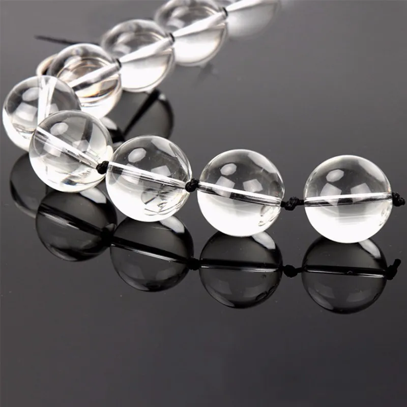Glass Anal Beads Anal Plug Crystal Balls Butt Plug Sex Products Sex Toys For Men Women Gay Adult Erotic Anal Sex Toys