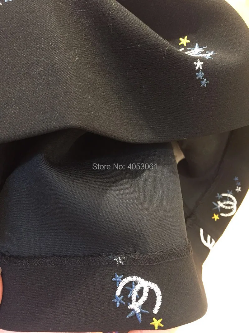 Jupe Broderie Femmes Pic Style Jupe Color As 2019ss Aline Viscose Français Mélange Embroideried gfq5p