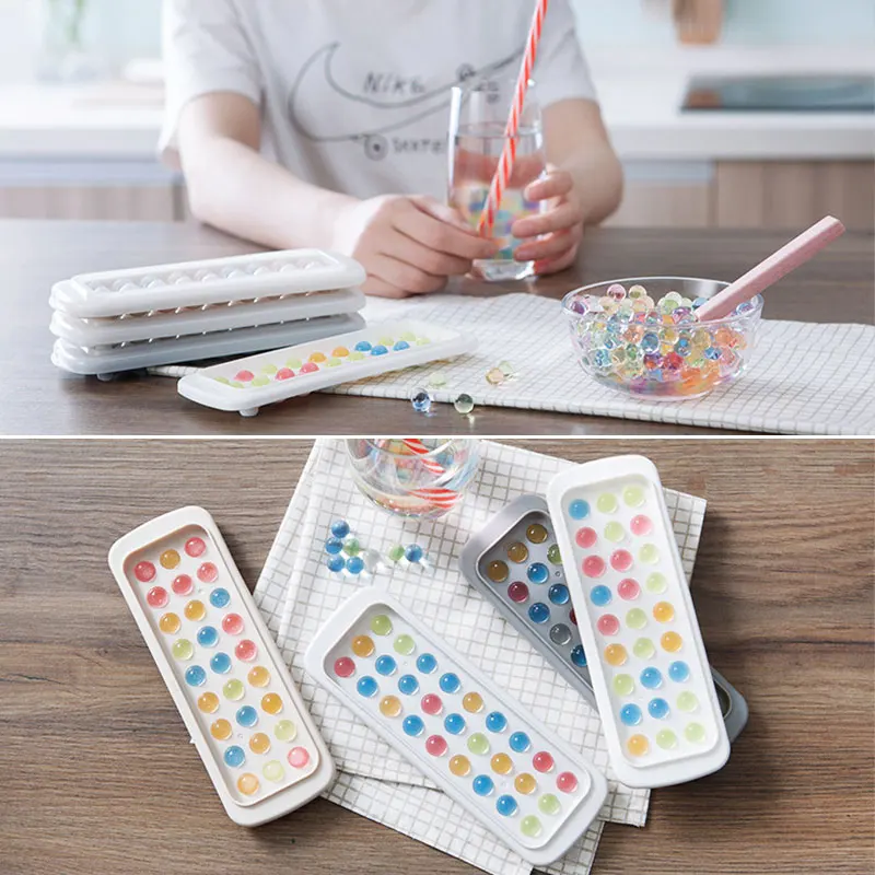 

27 Grids Ice Cube Plastic Mold Pudding Mould Mini Ball Ice Cubes Tray Kitchen Bar Small Ice Cube Making Tool
