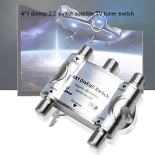 Kebidu Segnale Originale 4X1 Diseqc Switch Switch Satellitare Sintonizzatore Tv Interruttore Fta Ricevitore Satellitare Diseqc 2.0 Satellitare a Banda Larga Interruttore