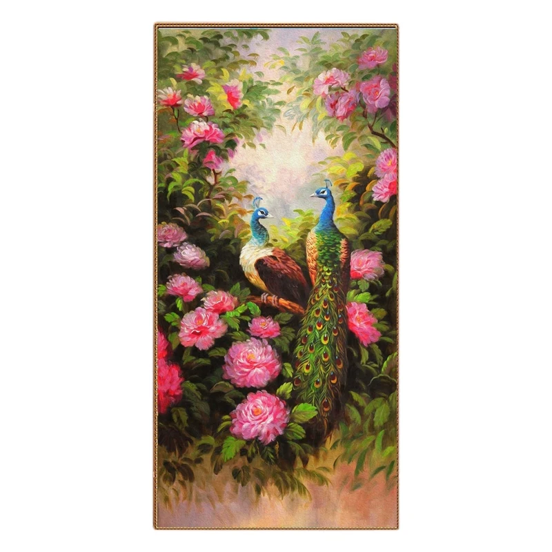 

Diy Diamond Embroidery Peacock Picture Home Decor Full Kit Round Rhinestone Animal Diamond Painting Cross Stich