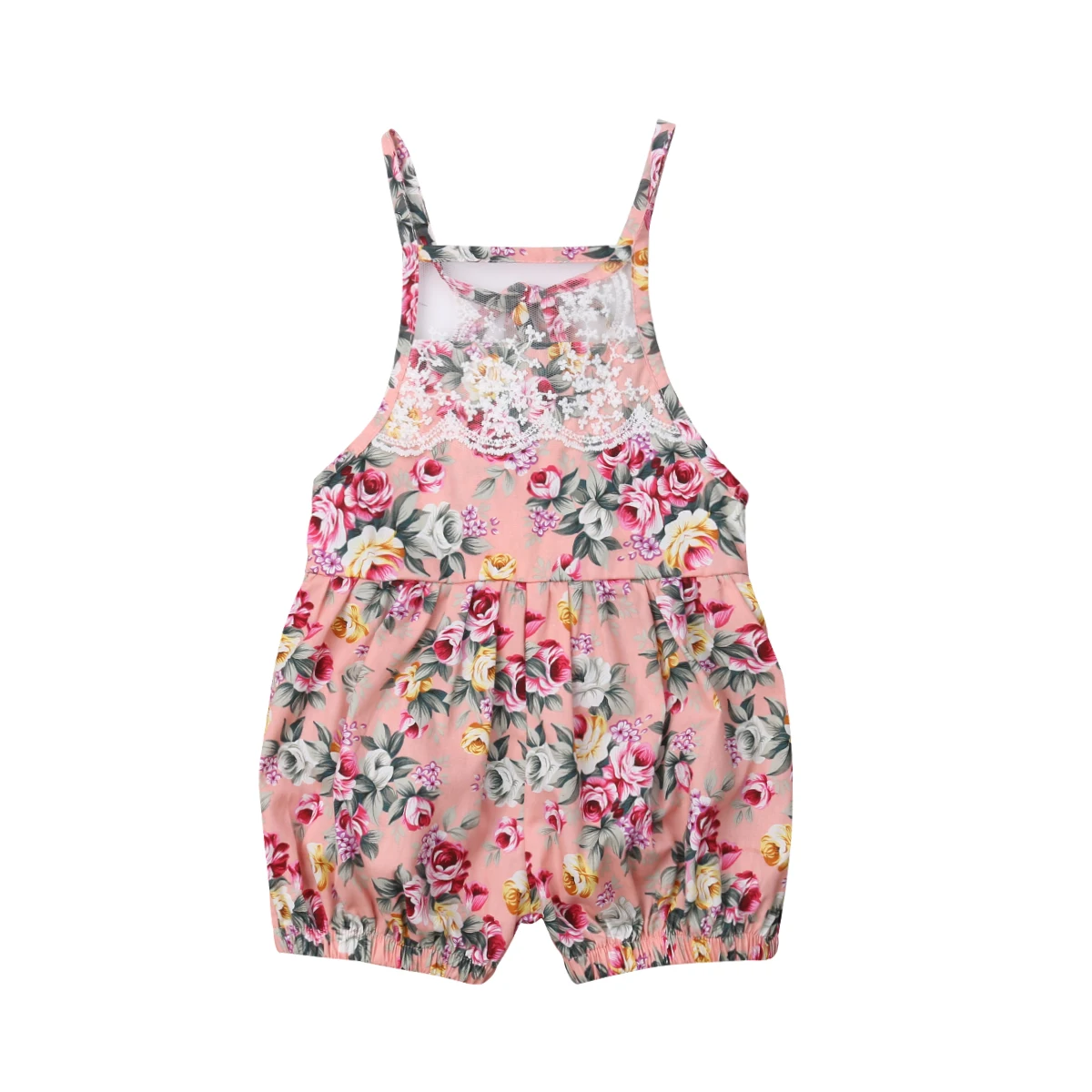 Kids Baby Girl Lace Floral Romper Flower Jumpsuit Outfits Clothes