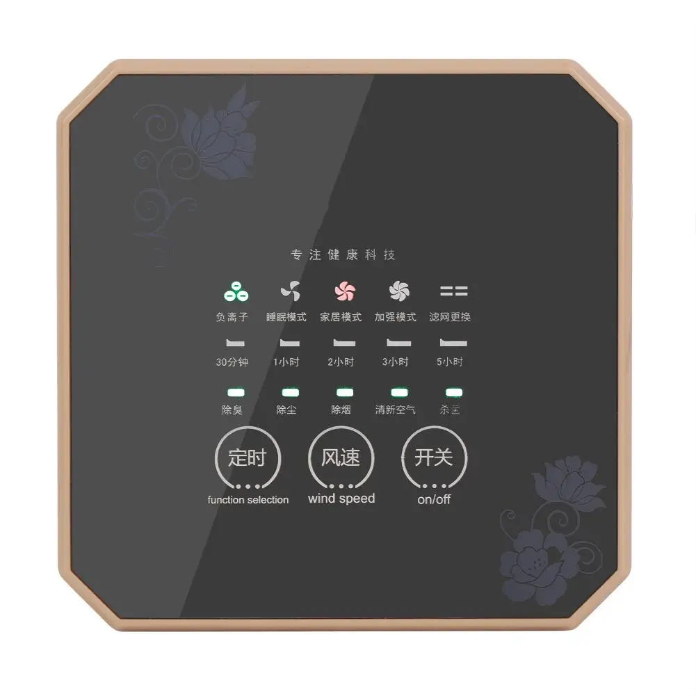 

Ionic Air Purifier Generator Anion Generator Air Cleaner Ionizer Negative Ion Generator Sterilization Dusting for Office Home