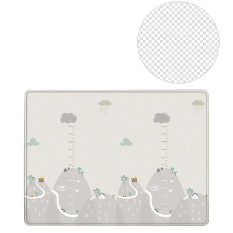 Baby Double-Sided Crawling Game Pad Infant Living Room Environmental Non-Slip Odorless Waterproof Childrens Floor Mat
