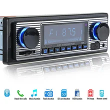 Display LCD Auto Lettore di Musica di Bluetooth Classic MP3 Stereo Vintage Radio FM USB Aux Audio Trasporto di Goccia #1126