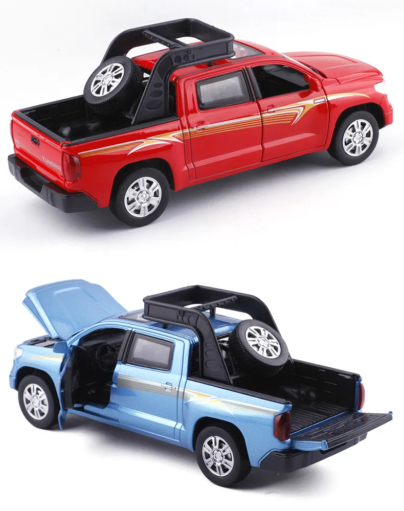 Модель грузовика Toyota Tundra 1/32 металлическая модель литые игрушки под давлением